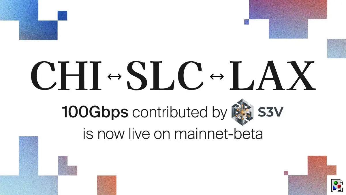 CHI–SLC–LAX 100Gbps