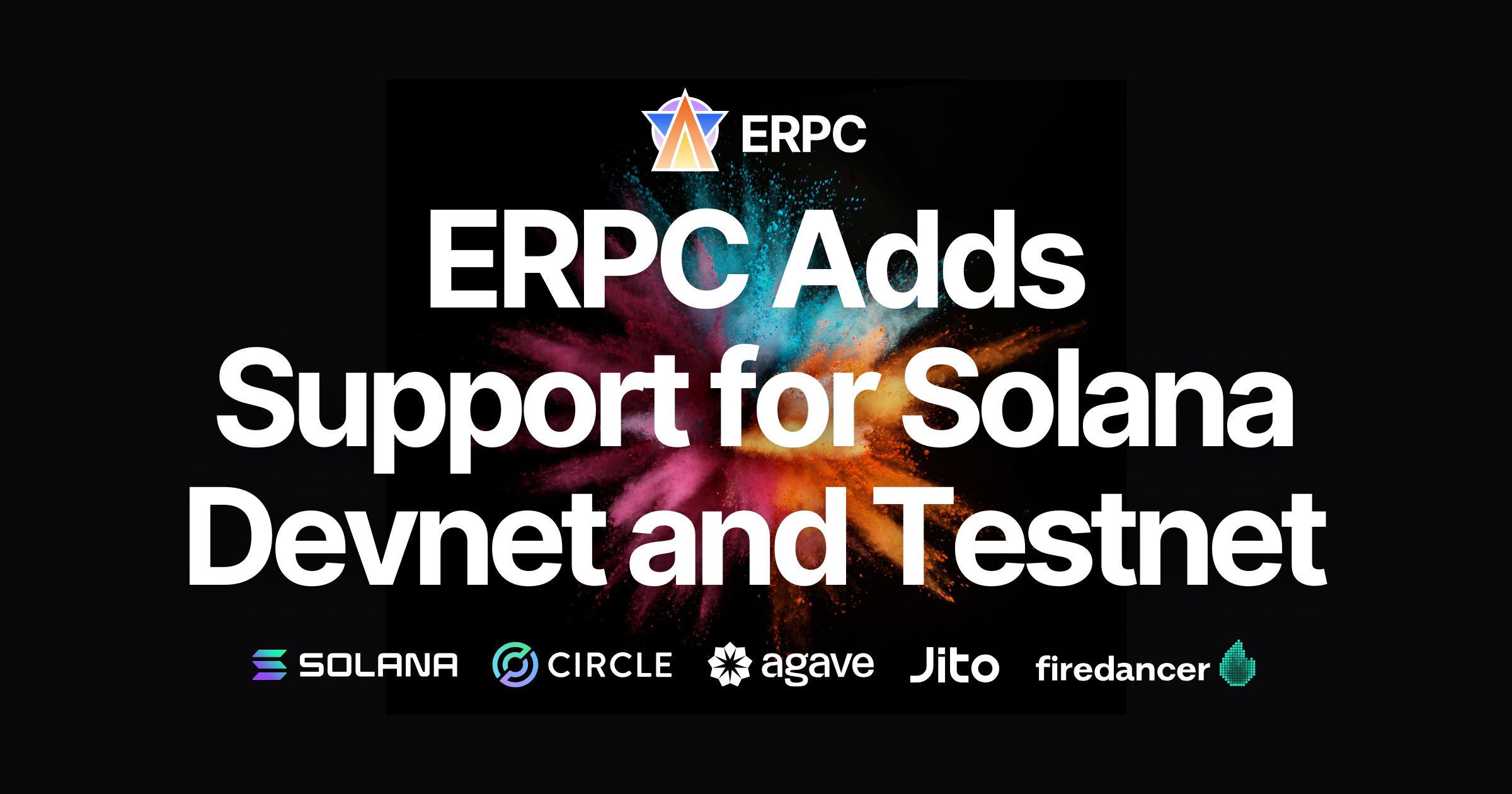 ERPC Adds Support for Solana Devnet and Testnet, Enabling Seamless Testing Across Identical Environments from Development to Production