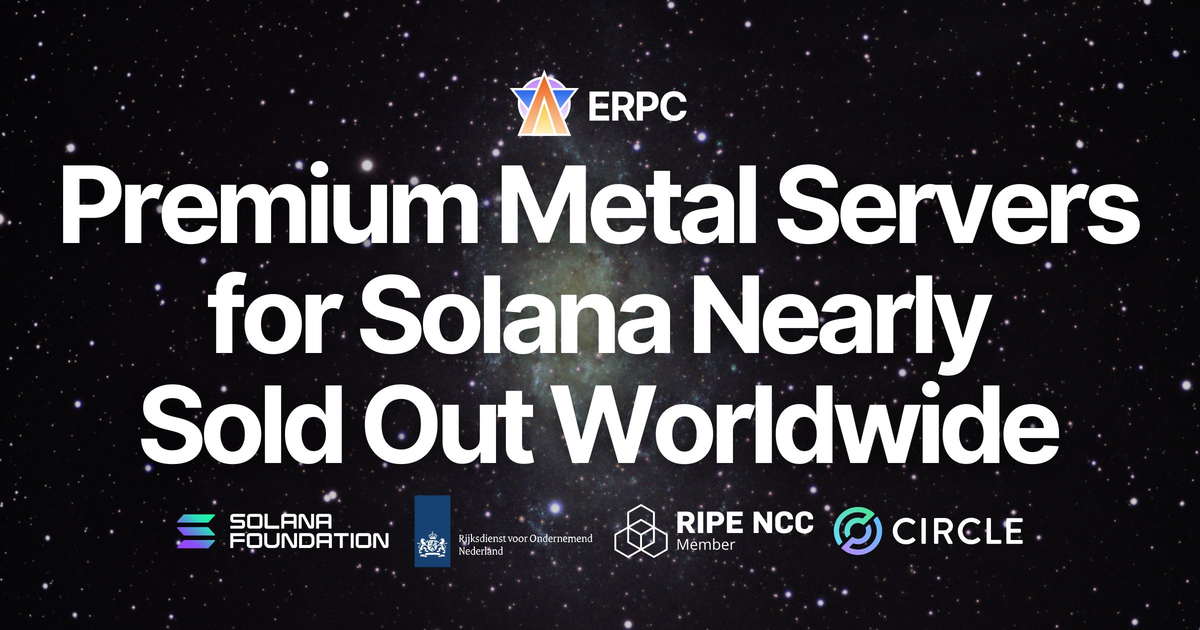 ERPC’s premium bare-metal servers for Solana are nearly sold out worldwide. Aside from the last 3 units, next restocks in all regions will take several months